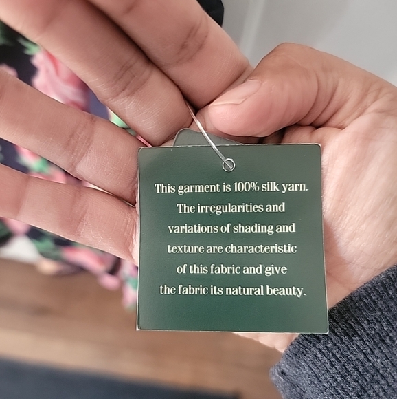 Ralph Lauren 100% Silk Skirt Size 14P Womens Navy Blue Floral Tiered Layered - Picture 2 of 4